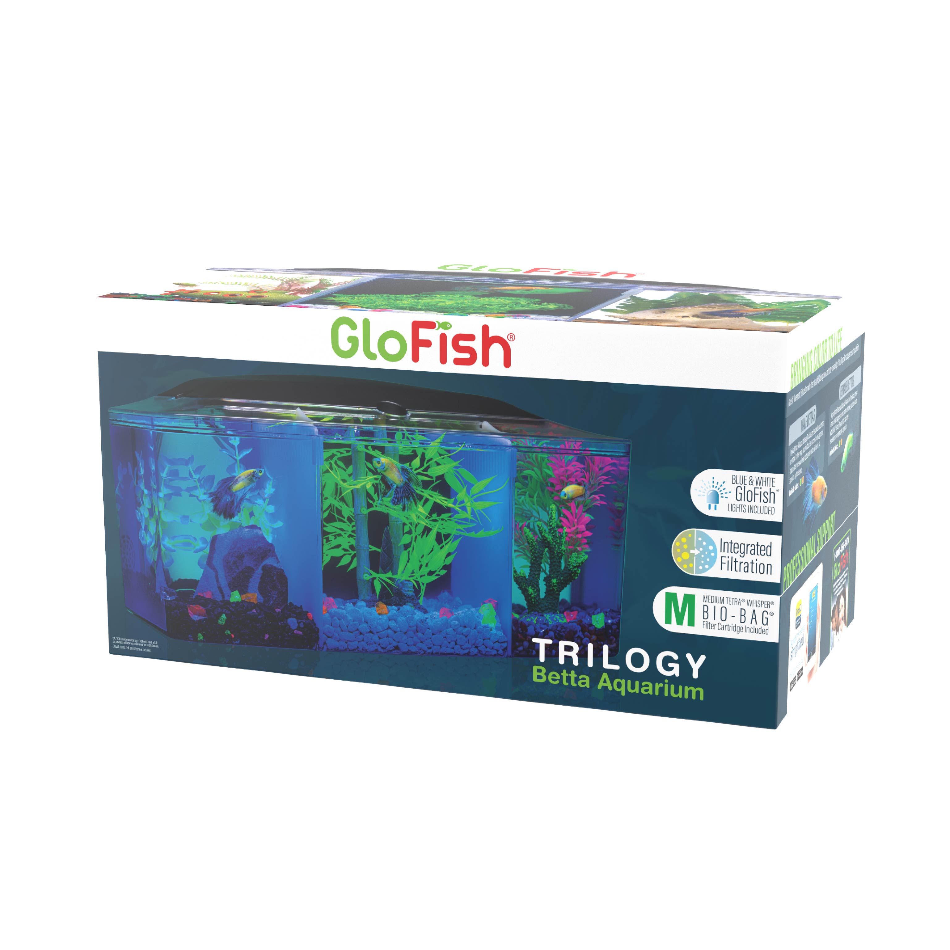 Betta Trilogy Aquarium GloFish